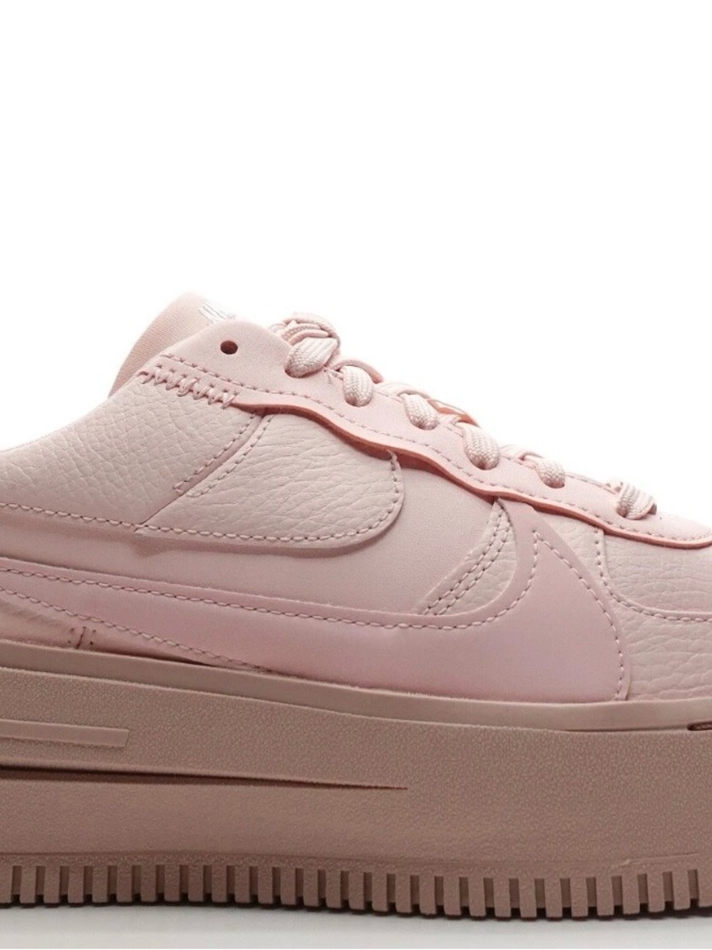 New Womens Nike Air Force 1 Size 10 Platform Shoes Pink Oxford